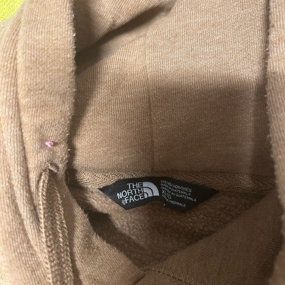 The North Face Tan Pullover Hoodie Sweatshirt - Picture 2 of 2